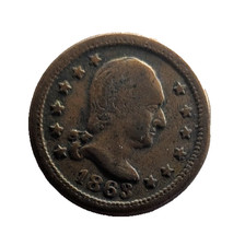 United States 1863 Civil War Patriot Token 1 Medal picture