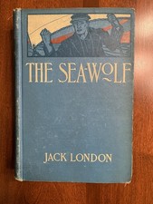 FIRST EDITION Jack London The Sea-Wolf 1904 print, illustrated, Hardcover picture