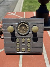 Vintage 1938 Chevrolet Super Deluxe Accessory Push Button Radio 38 Chevy Gm picture