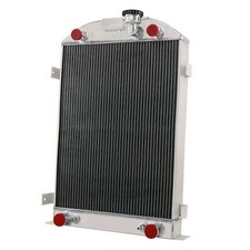 4-Row Aluminum Radiator Fit 1930 1931 Ford Model A Grill Shells Flathead V8 picture