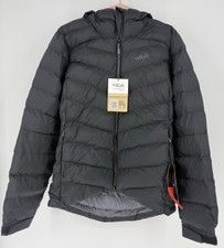 RAB Jacket Womens Med Nebula Pro Pertex Quantum Primaloft Black Hood Pocket NWT picture