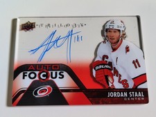 2020-21 Upper Deck Trilogy Jordan Staal Auto Focus #AF-JS picture