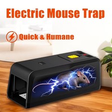UPGRADED ELECTRONIC MOUSE TRAP CONTROL KILL BIG RAT PEST ELECTRIC RODENT ZAPPER picture
