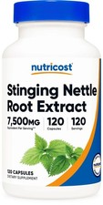Nutricost Stinging Nettle Root Extract 7500mg, 120 Capsules picture