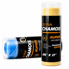 Shammy Car Drying Chamois 2-Pack 26x17in Ultra-Absorbent PVA Microfiber Towels picture