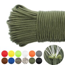 Nylon Paracord Parachute Cord Rope 550 Mil Spec Type III 7 Strand 50FT-1000FT picture