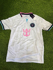 Inter Miami CF Lionel Messi #10 Soccer Jersey White Pink Black Size L New picture