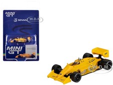 LOTUS 99T #12 SENNA WINNER F1 MONACO GP (1987) 1/64 BY MINI GT MGT01088 picture