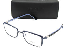 Starck SH2071T 0002 Rectangle Matte Blue Men's Eyeglasses Frames 56-17-145 picture