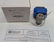 U.S. Solid Motorized Ball Valve 1/2in Full Port 9-24V Auto Return USS-MSV00007 picture