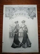 Vintage Vogue Magazine Nov. 14, 1901 Original Women's Fashion Vol.XVIII NO.20 picture
