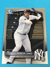 2025 Bowman Draft Spencer Jones Chrome #BDC-9 New York Yankees Qty Avail picture