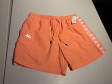 New Kappa Shorts Men’s XL Peach Banda Coney Active Swim Sports Gym Streetwear picture