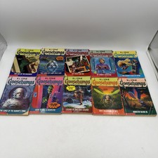 Lot of 10 Vintage R.L. Stine GOOSEBUMPS First Edition Paperback Books FAST SHIP picture