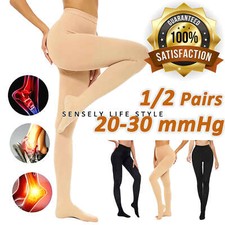 Plus Size Compression Tights 20-30mmHg Pantyhose for Women Must-Have for Nurses picture