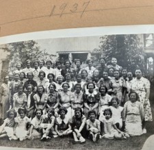 1930s Otterbein Guild Camp Scrapbook Ohio Names Photos Captions Geneaology Vtg picture