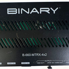 Binary B-660-MTRX-4x2 4x2 HDMI Matrix Splitter/Switcher SPDIF 3.5mm IR picture