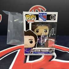 Artemi Panarin Signed Autographed Funko pop 61 New York Rangers BECKETT BAS COA picture