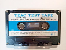 TEAC  Test Tape MTT-150 Dolby Level Calibration Tone 200nWb/m. Excellent cond. picture