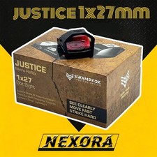 Swampfox Justice Red / Green Dot Micro Reflex Sight 1X27mm 3 MOA For RMR Cut picture