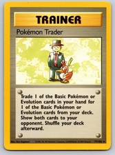 Pokemon Trader 77/102 Rare Base Set Unlimited Pokemon LP picture