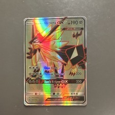 Pokemon TCG Dusk Mane Necrozma GX Full Art Holo Ultra Rare Ultra Prism 115/156 picture