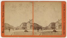 OHIO STEREOVIEW - Dayton - Soldiers Home Buildings - Mote Brothers 1880s picture