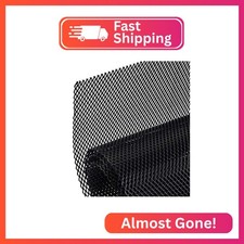 AggAuto 47x16 inches Car Pickup Truck Grill Mesh 3x6mm Rhombic Hole Black picture