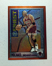 1995-96 Topps Finest Michael Jordan M1 Minor Surface/Corner/Edge Wear SEE PHOTOS picture