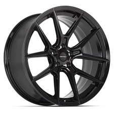 Single(1) DEFIANT Wheels DF08 20x9 Black Rim 5X114.3 +35ET picture
