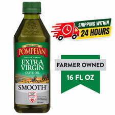 Pompeian Smooth Extra Virgin Olive Oil - 16 fl oz Pack of 1 & 2 picture