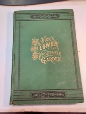 Antique 1876 Vick's Flower and Vegetable Garden:Vicks' priced catalogue of seeds picture