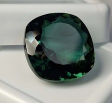 10.20 Cut Green Sapphire Cushion Cut Certified Loose Natural Gemstone picture