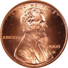 2008 D Lincoln Memorial Cent Uncirculated Mint State Penny 1c Coin picture