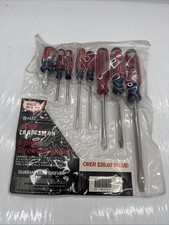 (J) VINTAGE NOS CRAFTSMAN 41432 8pc SCREWDRIVER SET - MINT - MADE IN USA picture