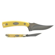 Old Timer 2-pc Yellow Handle Sharpfinger Combo picture