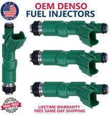 x4 NEW OEM DENSO Fuel Injectors For 2001-2009 Toyota Prius 1.5L I4 #323250-21020 picture
