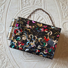 1950s Lucite Confetti Compact Zell Fifth Avenue picture
