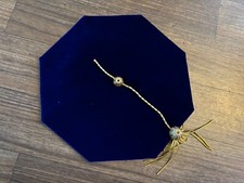 Doctoral Graduation Tam Unisex Dark Blue Velvet 8-Sided with Gold Bullion picture