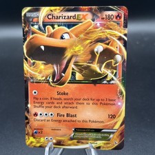CHARIZARD EX - 2014 Pokemon TCG Flashfire 11/106 Holo Ultra Rare HP picture