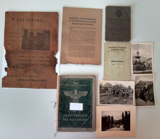 Rare Documents  Foreign Workers 1943 Military Germany Berlin  picture