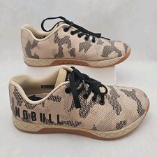 EUC NOBULL Outwork SuperFabric Strength Trainer Shoe in Sand Camo Women's 8.5 picture
