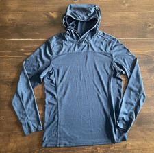 Kuhl Men's Engineered Hoody  Size M Dark Blue Pullover Long Sleeve Active picture