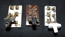 3  Antique Knife Switches picture
