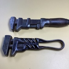 Antique Adjustable Wrenches Late 1800s Both Operational picture
