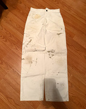 Dickies Men's Painter Work Pants 29x30 White Cotton Canvas Utility Pockets picture