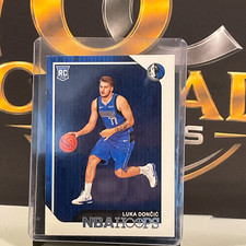 Panini 2018-19 NBA Hoops Luka Dončić Mavericks Rookie RC #268 White Line picture