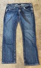 WOMENS 31R ARIAT # 10015098 Boyfriend STRETCH JEANS 34X32 picture
