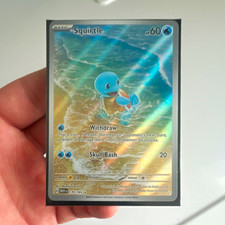 Pokemon TCG Squirtle 170/165 SV 151 Illustration Rare Full Art Holo picture