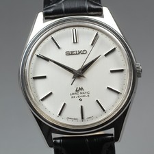 Vintage [Near Mint] Seiko Lord Matic 5601-9000 Silver 36mm Men AT Watch JP U852 picture